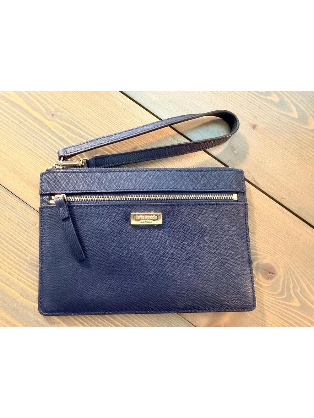 Kate Spade New York Laurel Way Tinie Wristlet Wallet in Offshore Navy Blue